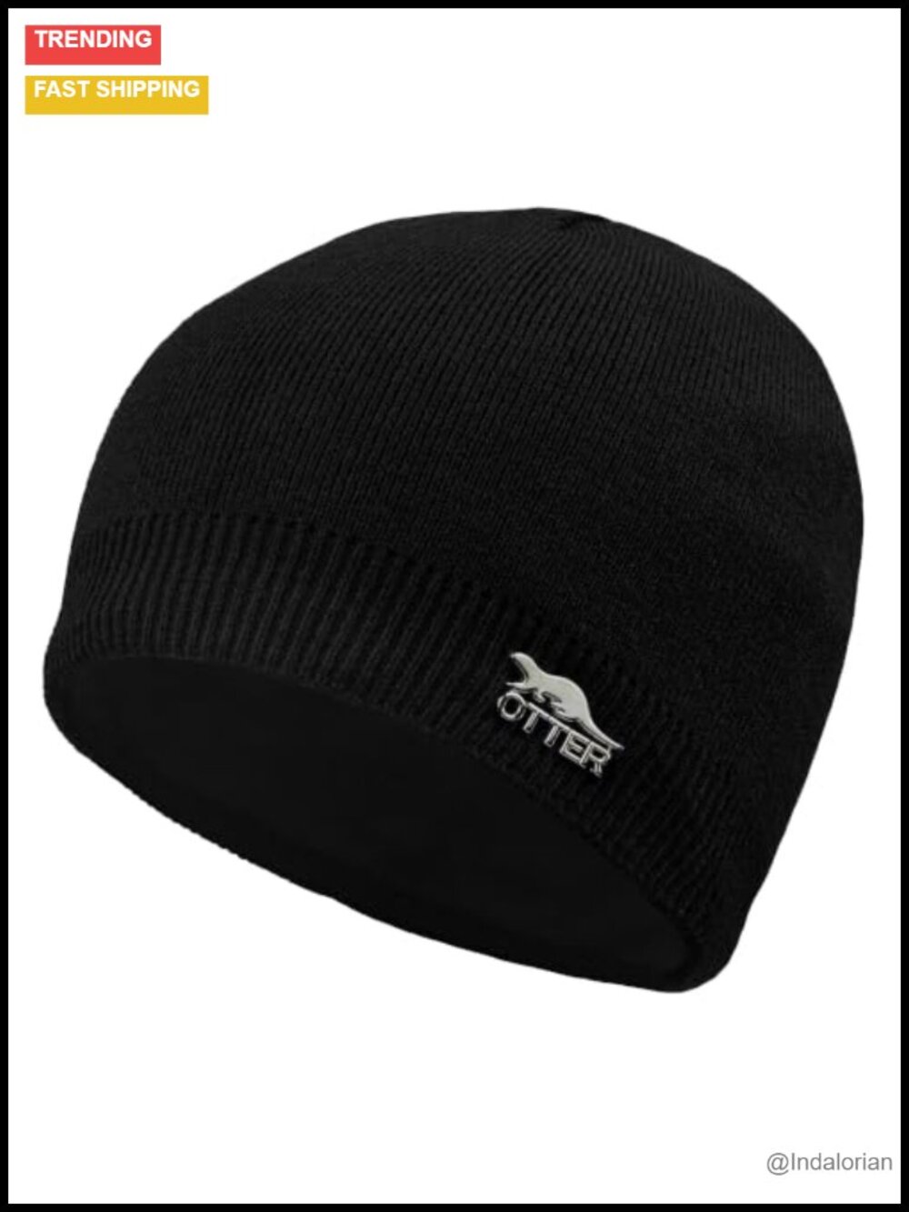 Waterproof Windproof Breathable Fleece-Lined Knit Beanie Hat
